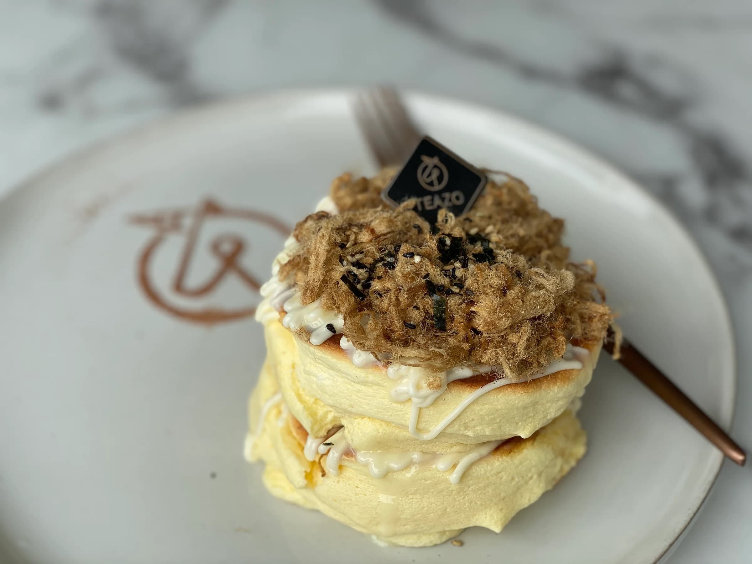 Sea Salt Seaweed Pork Floss Soufflé